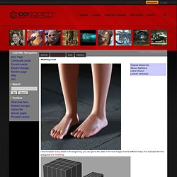 tuto_Modeling a foot