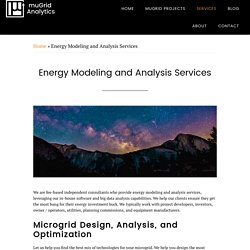 Top Energy Analysis Services