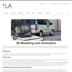 3d Modeling and Animation