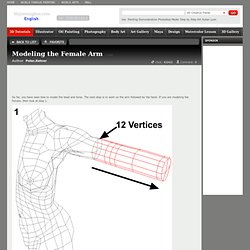 Modeling the Female Arm Author Peter,Ratner - 3D Tutorials- Modeling,the,Female,Arm,Peter,Ratner,Free Tutorials Network.