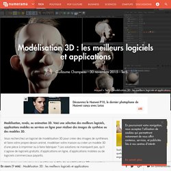 Modélisation 3D : les meilleurs logiciels et applications - Tech - Numerama