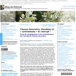 Essai de modélisation et de systémisation du concept de Classes inversées