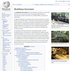 Modélisme ferroviaire