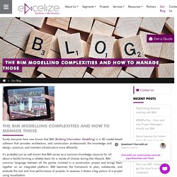 The BIM modelling complexities and how to manage those