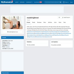 modelnightnet's Profile - MyDramaList