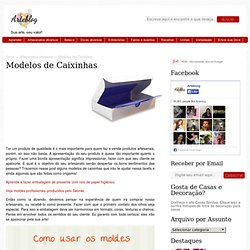 Modelos de Caixinhas - Arteblog 2012