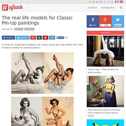 The real life models for Classic Pin-Up paintings