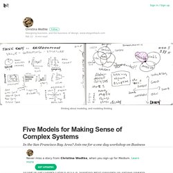 Five Models for Making Sense of Complex Systems – Christina Wodtke – Medium