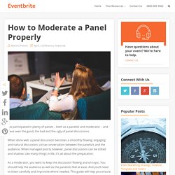 How to Moderate a Panel Properly - Eventbrite UK Blog