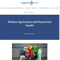 Modern Agriculture and Human Gut Health