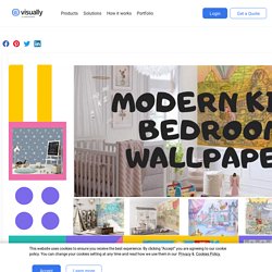Modern Kids Bedroom Wallpaper