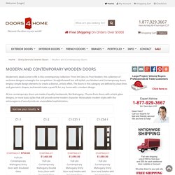 Modern and Contemporary Doors - Doors4Home