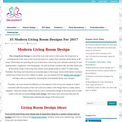 35 Modern Living Room Designs For 2017 - Decoration Y
