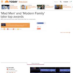 &#039;Modern Family&#039; wins Emmy for best comedy - Entertainment - Television - TODAYshow.com