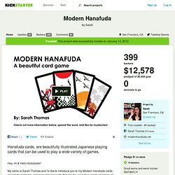 Modern Hanafuda by Sarah