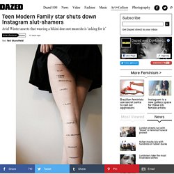 Teen Modern Family star shuts down Instagram slut-shamers