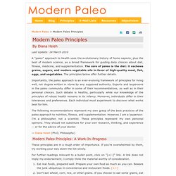 Modern Paleo: Modern Paleo Principles