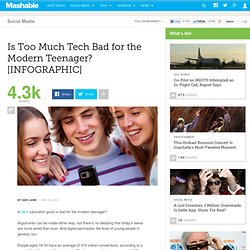 Is Too Much Tech Bad for the Modern Teenager? [INFOGRAPHIC]