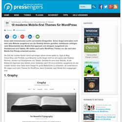 10 moderne Mobile-first Themes für WordPress