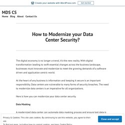 How to Modernize your Data Center Security?