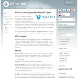 Modernize your deployment practices with Vagrant