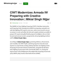 CIWT Modernizes Armada IW Preparing with Creative Innovation