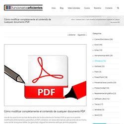 Modificar PDFs con Libreoffice