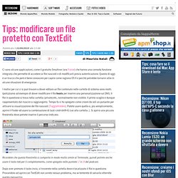 Tips: modificare un file protetto con TextEdit