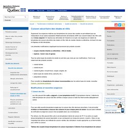 MAPAQ 20/06/14 Cuisson sécuritaire des steaks et rôtis