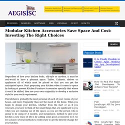 List out simple tips to set up low-cost modular kitchen