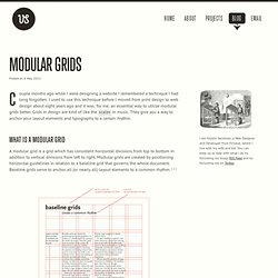 Modular Grids — A Better way to use them when designing in Photoshop and Browser