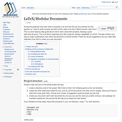 LaTeX/General Guidelines
