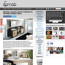 Modular Laundry Room Cabinets & Storage Design Ideas