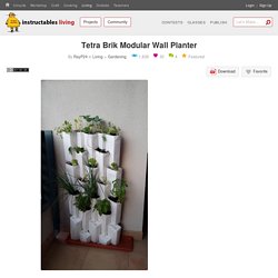 Tetra Brik Modular Wall Planter : 7 Steps (with Pictures) - Instructables