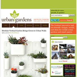 Modular Vertical Garden Brings Green to Urban Walls