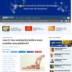 Latest modularity platforms make java much better to use