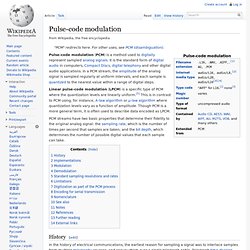Pulse-code modulation