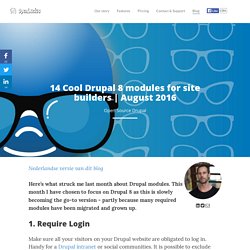 14 Cool Drupal 8 modules for site builders