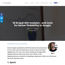 18 Drupal SEO modules - and tools for better findability in Google