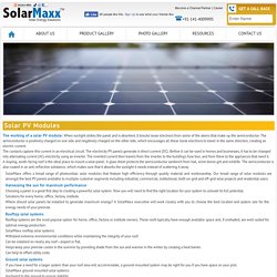 Solar PV Modules, Photovoltaic Solar Modules India from SolarMaxx