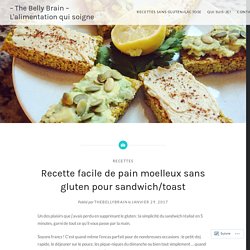 Recette facile de pain moelleux sans gluten pour sandwich/toast – – The Belly Brain – L'alimentation qui soigne