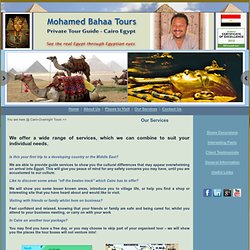 Mohammad Baha's Cairo Overnight Tours