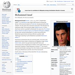 Mohammed Assaf - Wikipedia