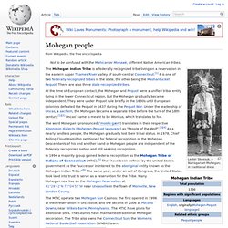 Mohegan people