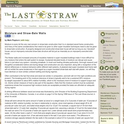Moisture and Straw-Bale Walls - The Last Straw Journal
