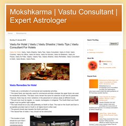 Expert Astrologer: Vastu for Hotel