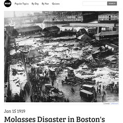 Molasses Disaster in Boston's North End