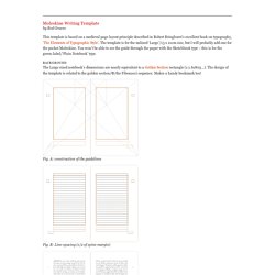 Moleskine Writing Template by Rod Graves