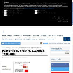 PERCORSO SU MOLTIPLICAZIONE E TABELLINE - BussolaScuola