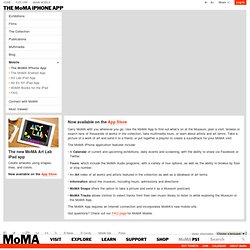 The MoMA iPhone App